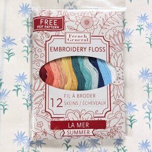 French General Embroidery Floss Summer Palette NEW Cross Stitch DIY Cotton